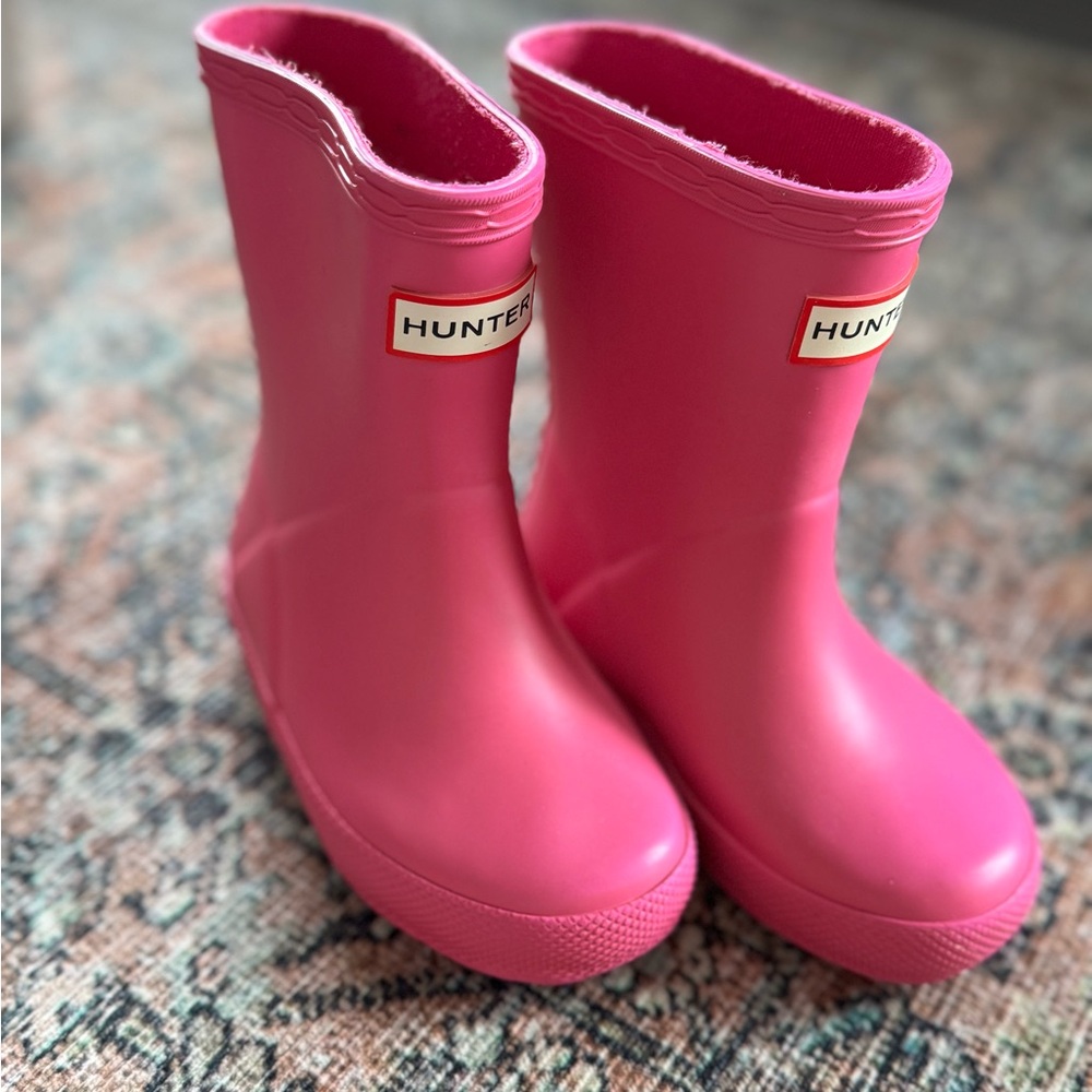 Hunter Pink Rain Boots